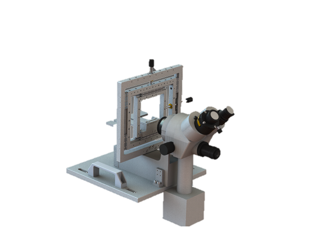 显微光纤对准系统